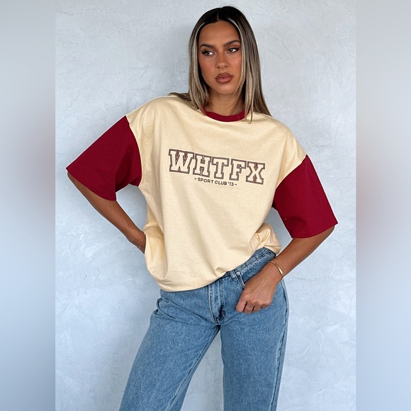 ‼️SOLD‼️ NWT Fearlessly Flying Oversized Tee | Size XS/S - Picture 2 of 5